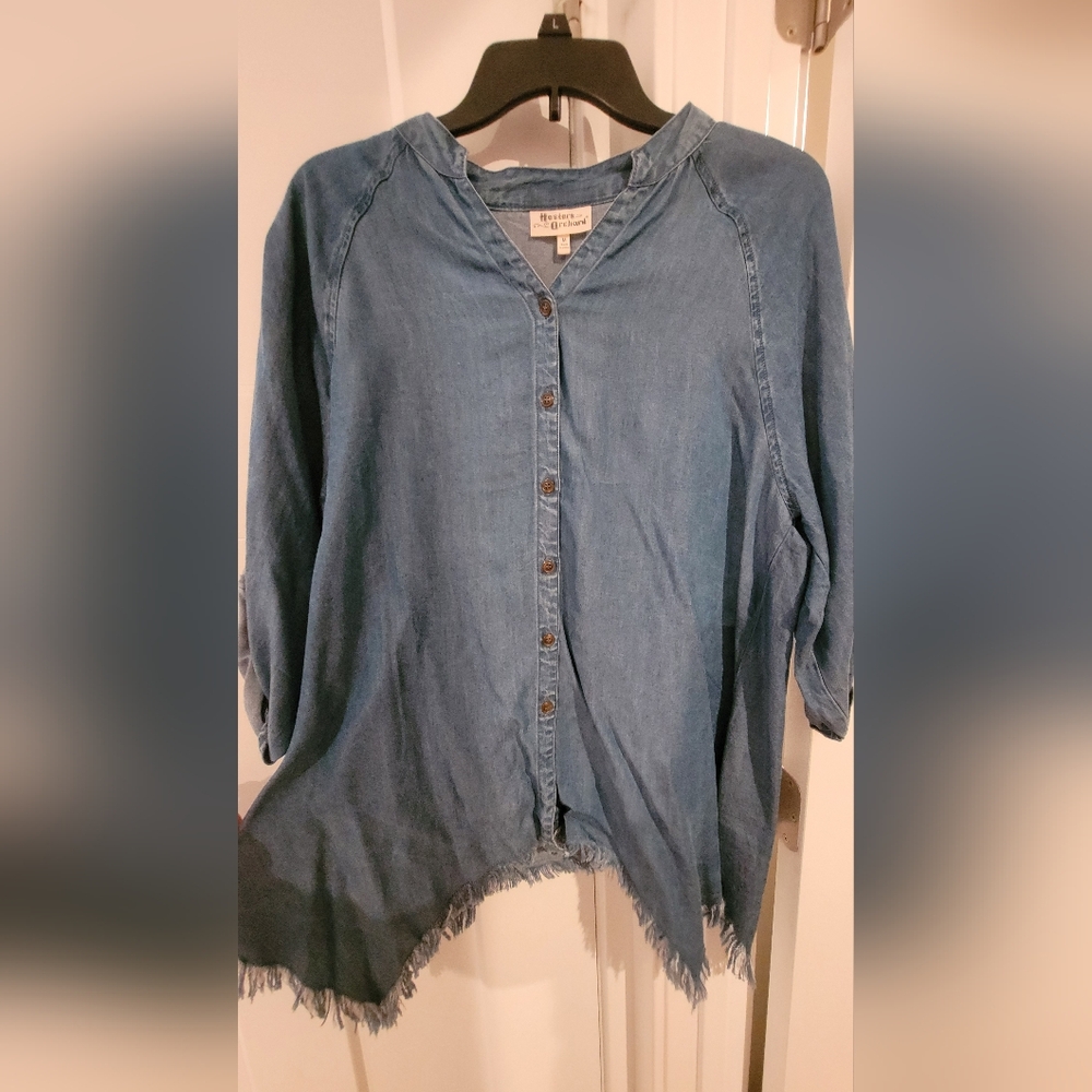 Denim top